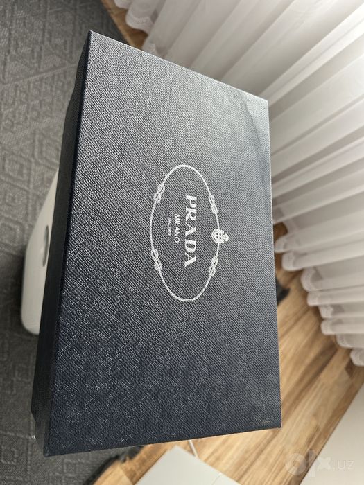Мокасины лоферы PRADA Saffiano 2DD151 НОВЫЕ кофейного цвета