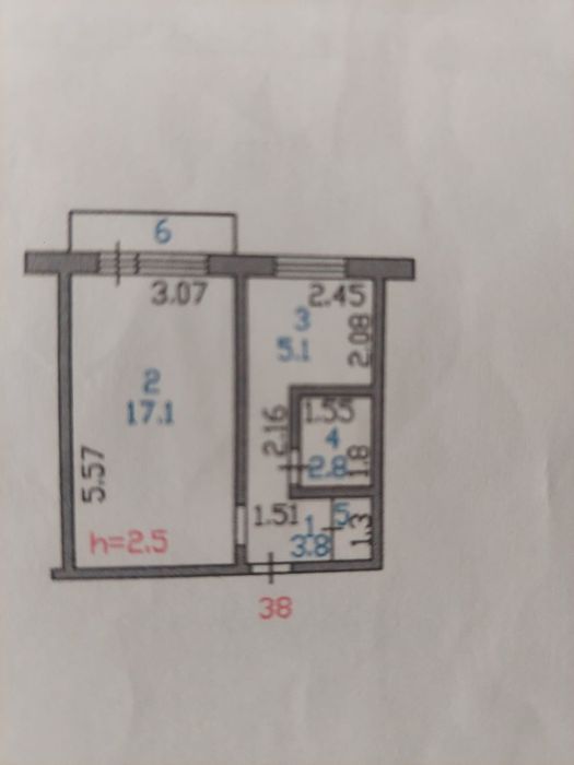 Продам 1 р-н Северный