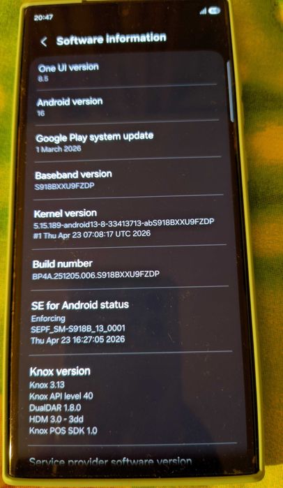Samsung S23 Ultra 8+8 RAM / 256GB памет