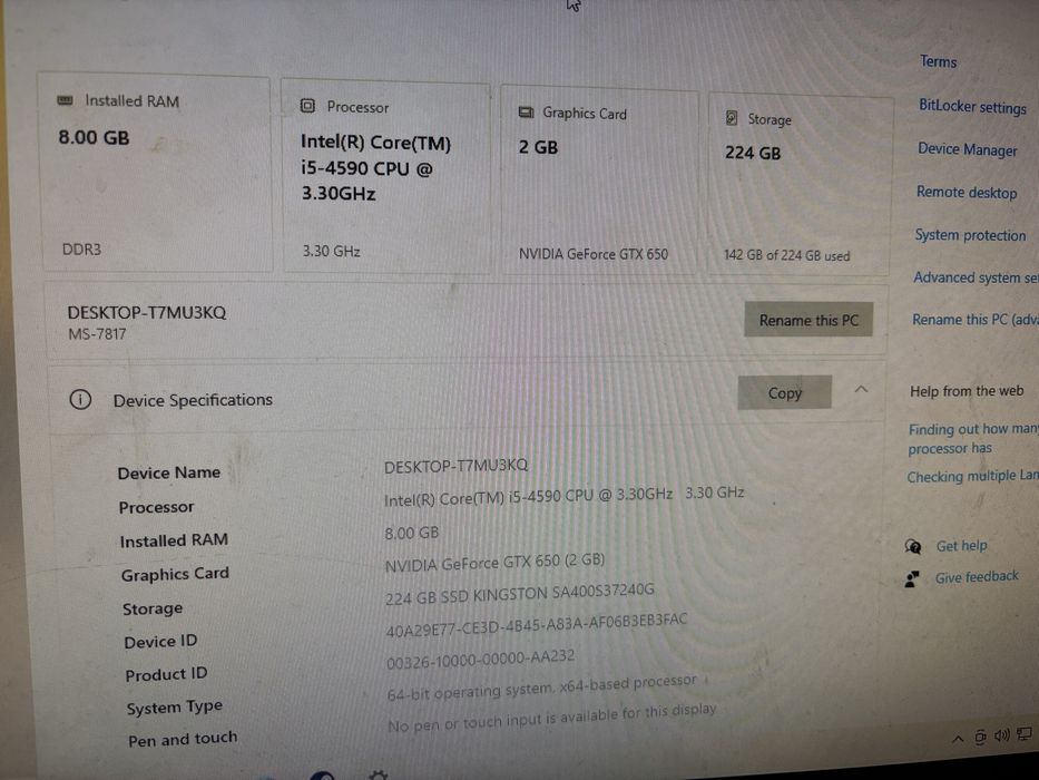 Vand unitate pc delux