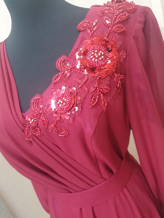 Rochie ocazie din voal