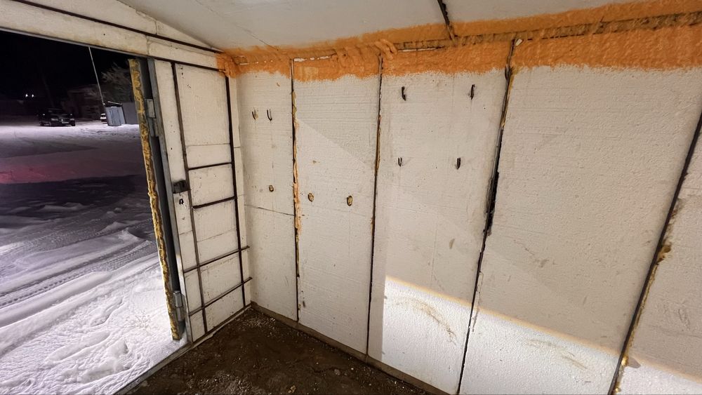 Металлический утепленный гараж