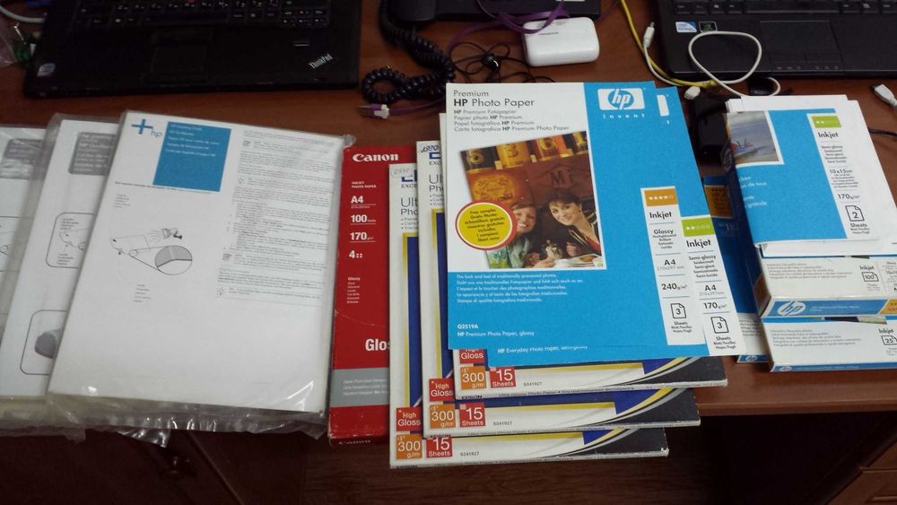 фотобумага формата А4А5А6 Canon Epson HP