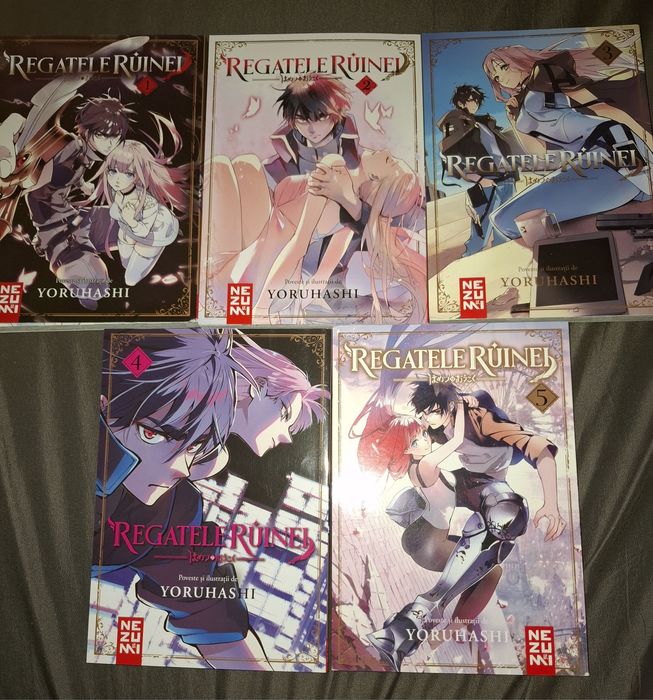 Pachet manga  5 vol Regatele Ruinei