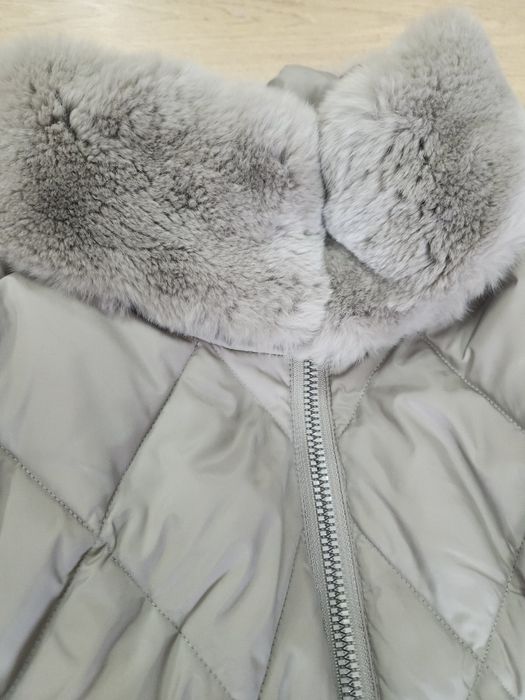 Geaca cu guler blana detasabil