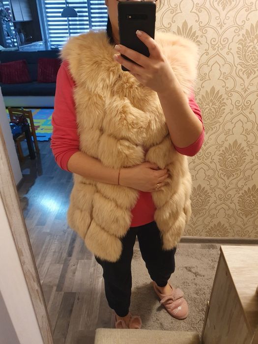 Vesta blana naturala