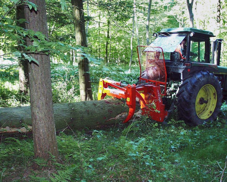 Graifer tractor VHZ-2300 cu troliu 3 tone