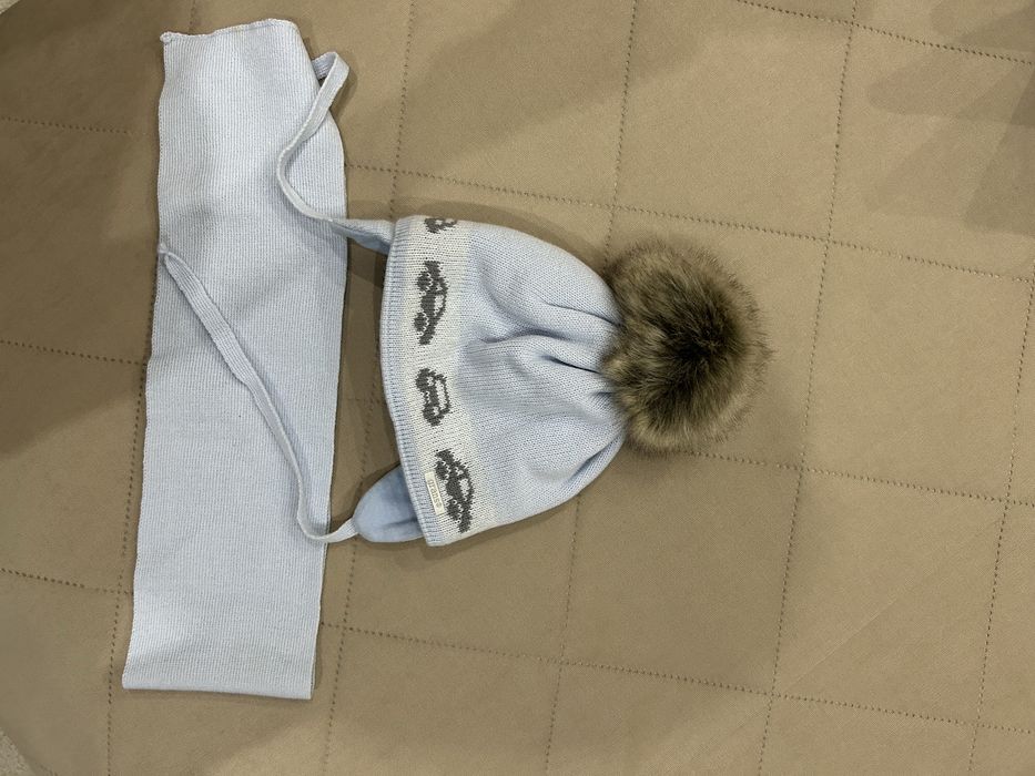 Зимние шапки для новорожденных