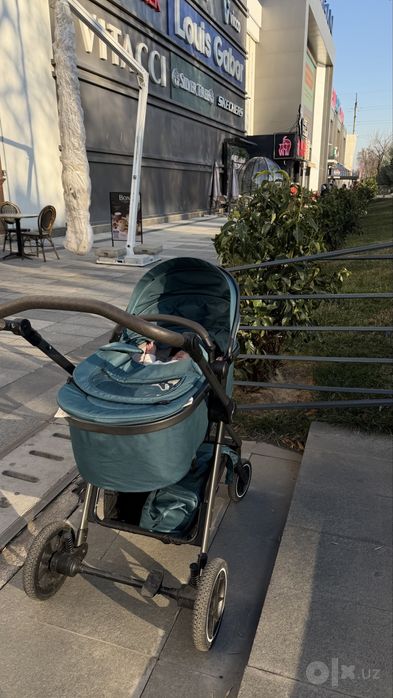 Коляска 2в1 kidilo, люлька с автореслом, + сумка, в хорошем состоянии