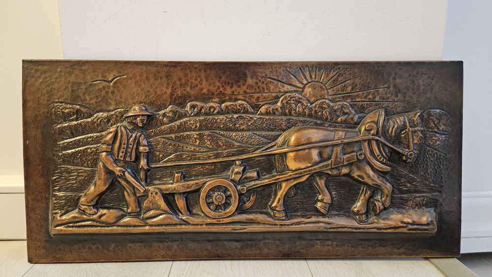 Tablouri în relief basorelief cupru