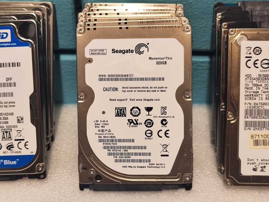 WD / SEAGATE / HITACHI / SAMSUNG HDD 2.5 320GB / Хард диск за лаптоп
