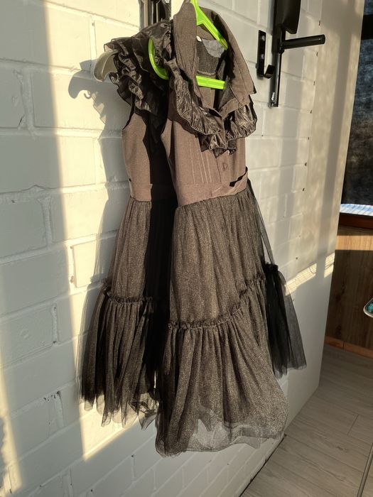 Платье Венсдей черное