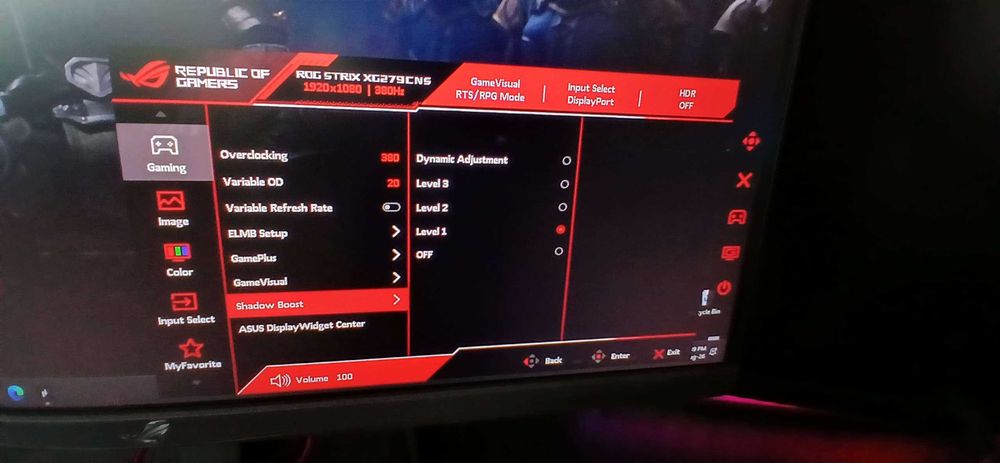 Гейминг Монитор Asus ROG STRIX XG279CNS 380Hz. 27inch. IPS (Гаранционен)