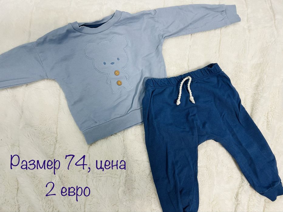 Продавам лот или по отделно много запазени дрешки размер 74 Benetton, H&M и други