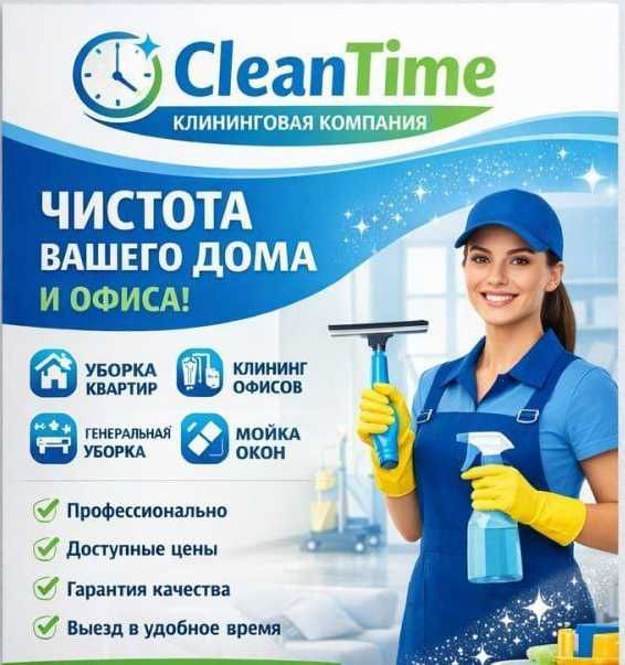 Clean Time tozalash xizmati
