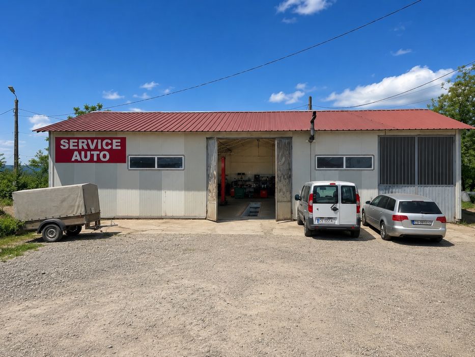 Hală service auto / spații industriale de închiriat – suprafețe între 100 și 400 mp