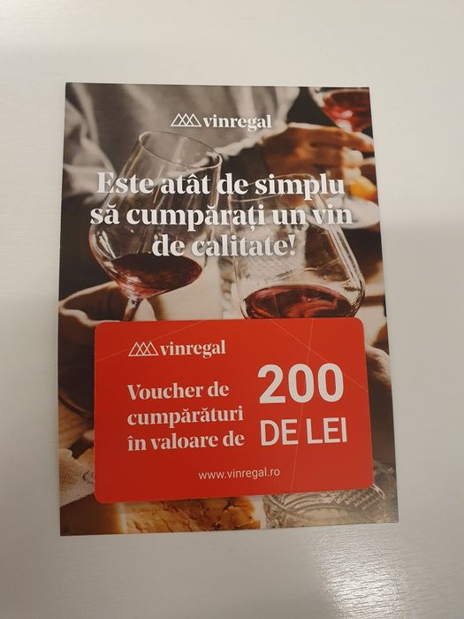 Voucher de 200 de lei VinRegal