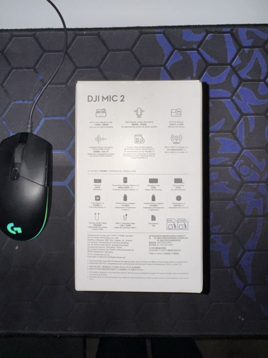 Микрофон DJI Mic 2 (2RX + 1TX + Charging case) черный