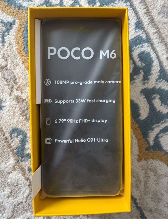 Новый Poco M6 8/256 Black