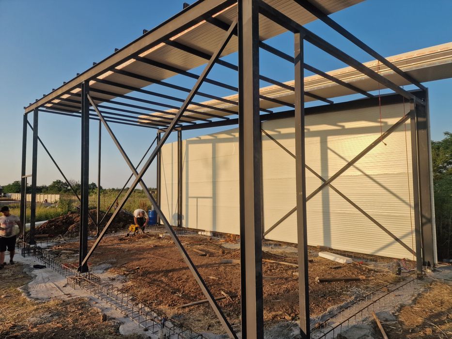 Hale metalice pentru garaj atelier service de inchiriat 10X20 3000e