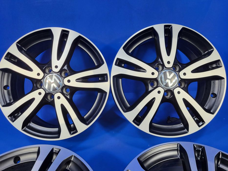 Jante bicolore 5x112 R16 pt Vw Golf 5-6-7, Jetta, Touran, T-Roc etc