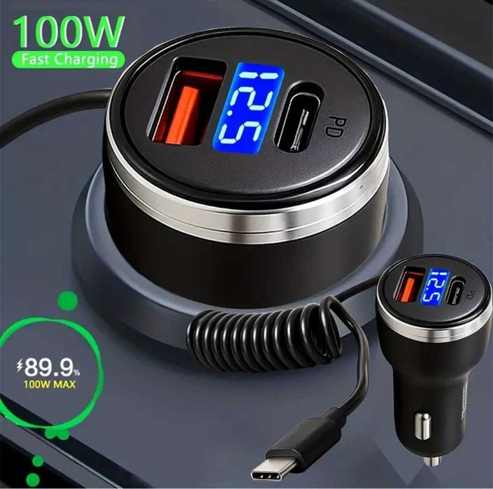 бързо зарядно 12V-24V за телефон за кола-камион-бус-ван-мини ван-джип