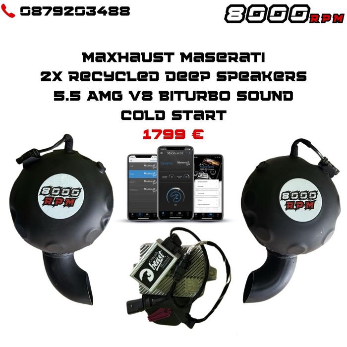 ПРОМОЦИЯ V8 спортен звук Mercedes BMW Audi VW Active Sound генерация