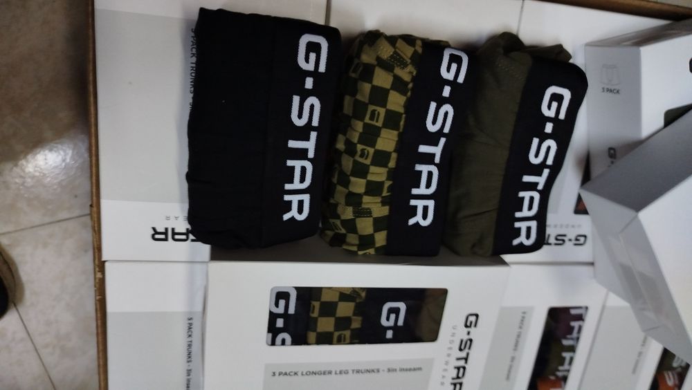 3 броя ОРИГИНАЛНИ боксерки G-Star Raw S , M , L , XL , XXL нови мъжки