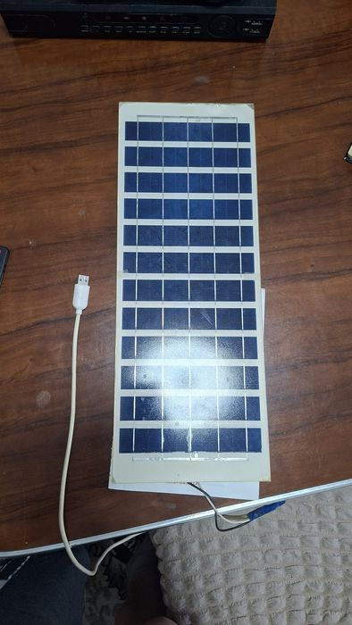 Мощная солнечная панель 7V (USB) — Готовая зарядка и база для PowerBan