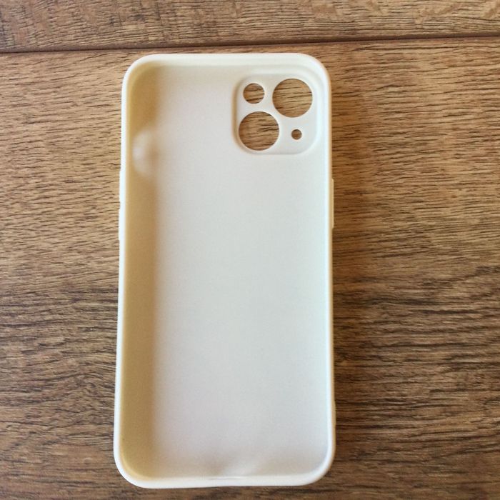 НОВ силиконов бежов калъф / кейс за IPHONE 13 на Tom and Jerry от САЩ