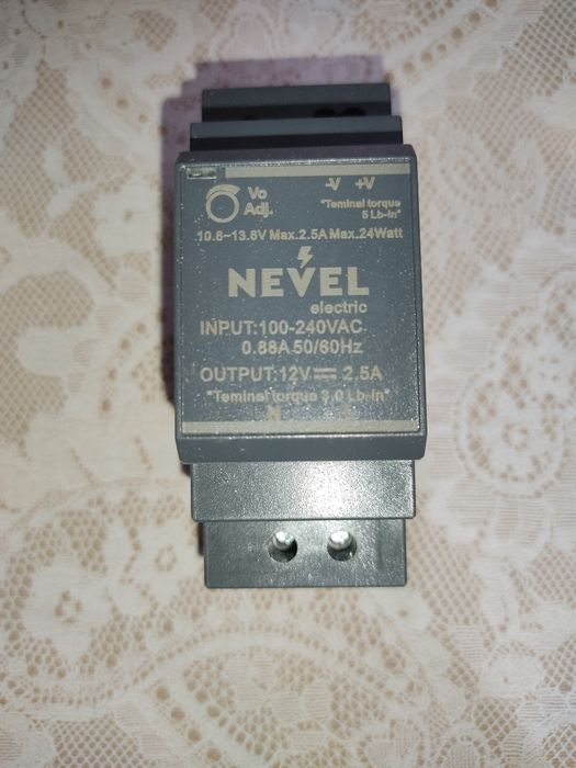 Блок питания на DIN рейку HDR-30-12 2.5А