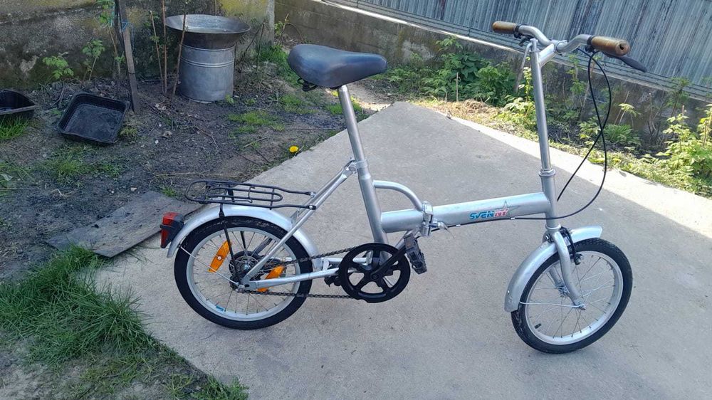 Bicicleta pliabila Svenny, 16 inchi, single speed, frana ferodo spate