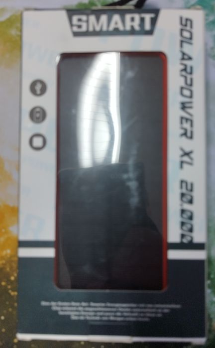 Соларна външна батерия / Power Bank 20 000 mAh