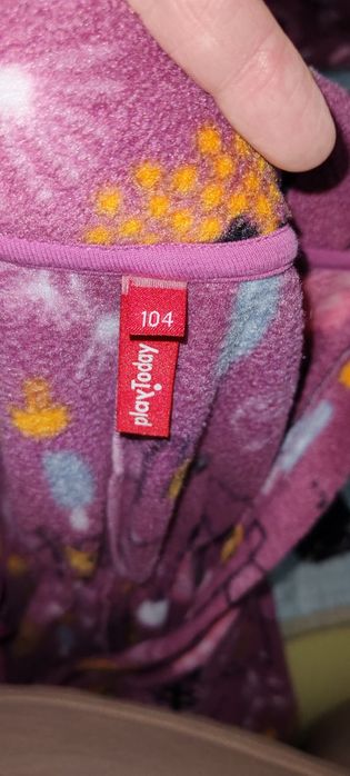 Тёплый слип 104 рост