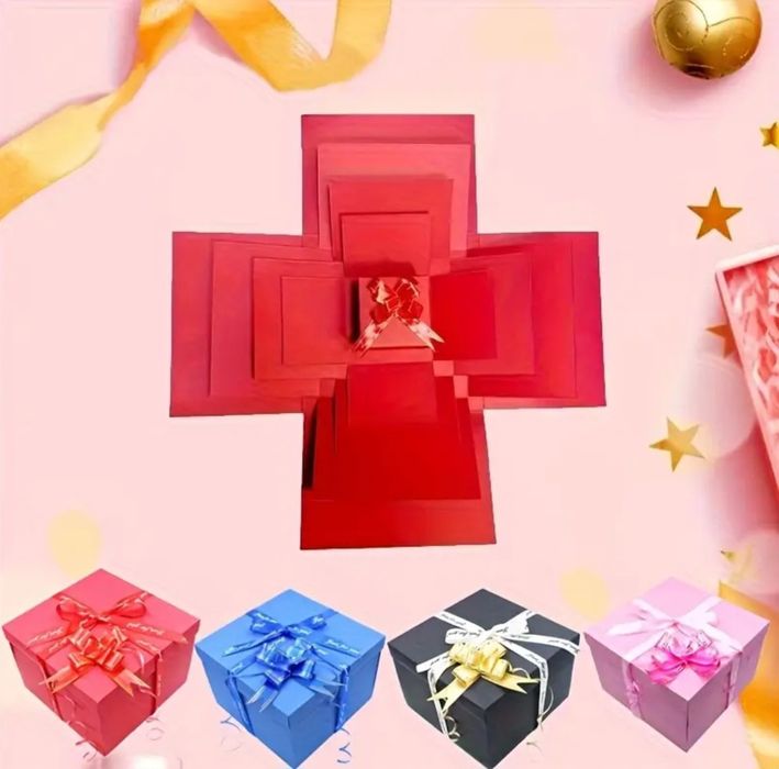 Подарочная коробка, раскладная