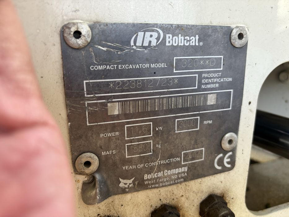 Miniexcavator BOBCAT 320