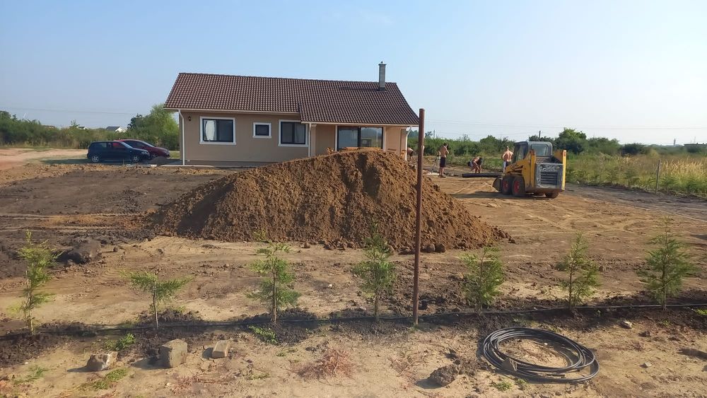 Aduc pamant nisipos pt.gazon, pamant negru,mranita gradini