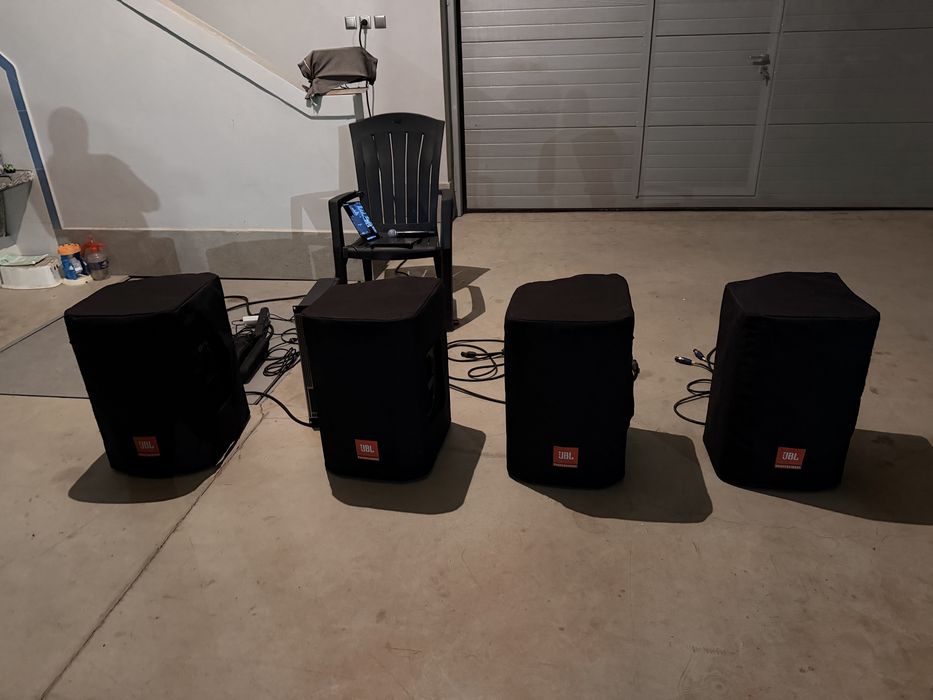 Jbl prx 412M тонколони 4 броя с калъфи