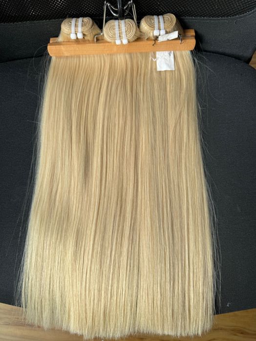 100% естествена виетнамска коса – двойно изтеглена. Руса