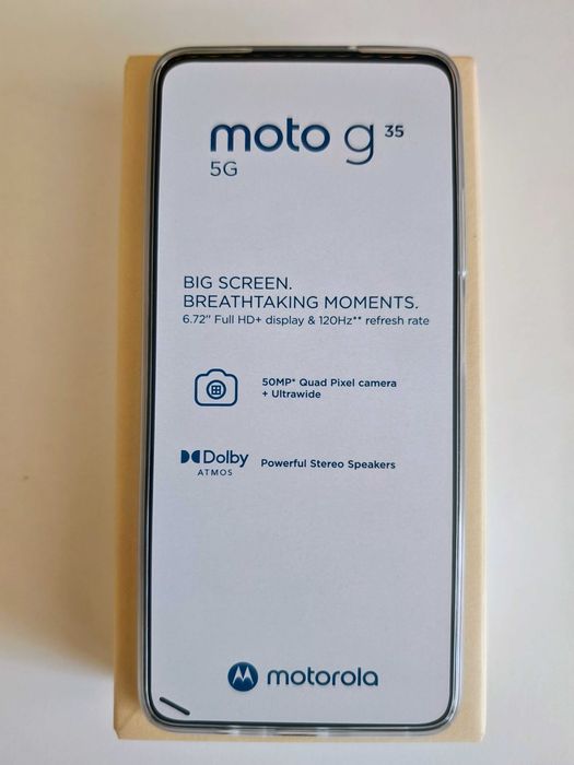 Telefon mobil Motorola Moto g35, Dual SIM, 128GB 5G, Negru
