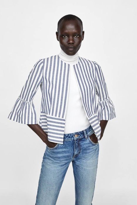 Двойка в полоску zara