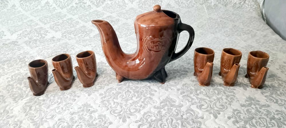 Уникален Колекционерски Сервиз „ХАН КРУМ“ – Ръчна Троянска Керамика