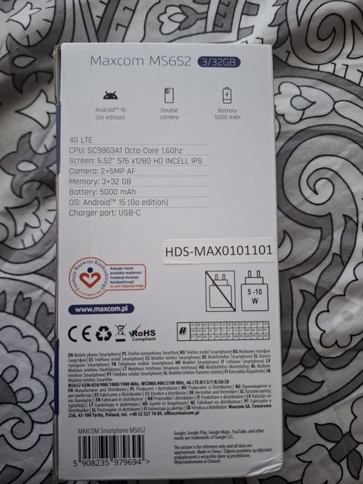 Smartphone Maxcom ms652