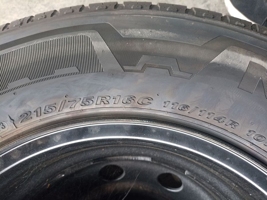 4 jante R16 compatibile Fiat Ducato echipate Nexen 215/75 R16C dot5023