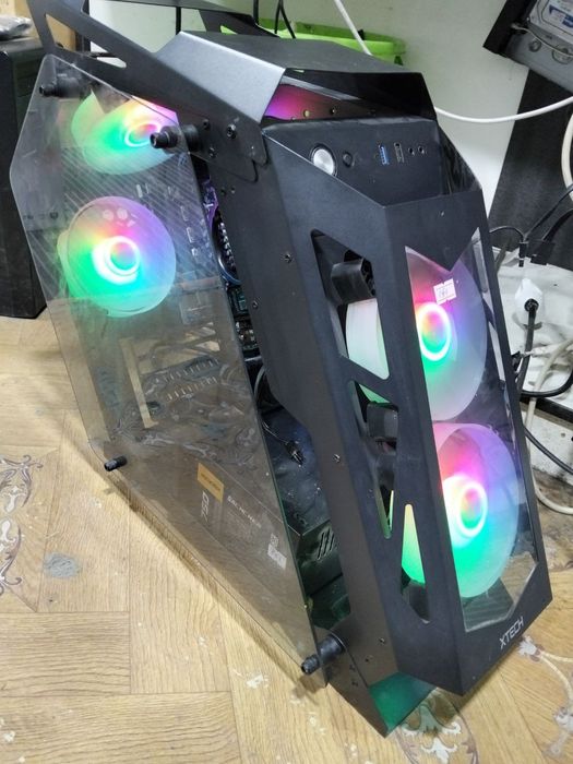 Xtech Transformer Case RGB 4Fan! Yaxshi holatda! 4ta!