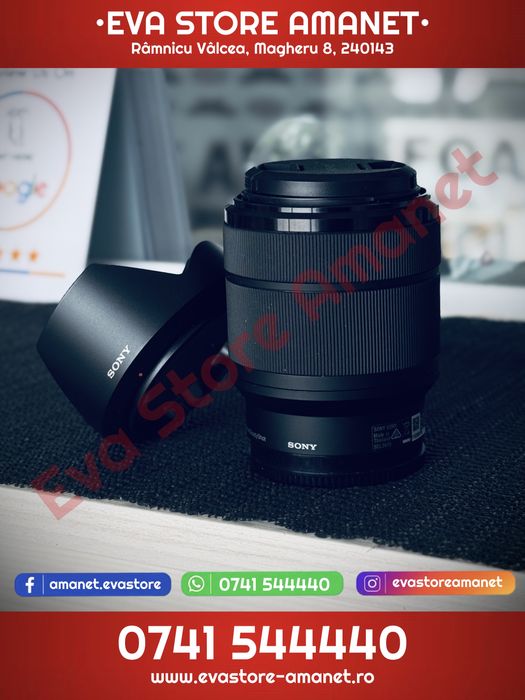 Obiectiv Foto Mirrorless SONY FE 28-70mm F3.5-5.6 OSS Montura Sony-E