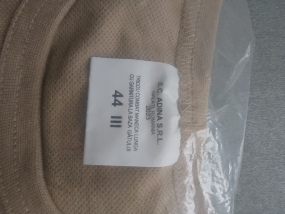Tricou militar combat cu mîneca lungă, 44/lll