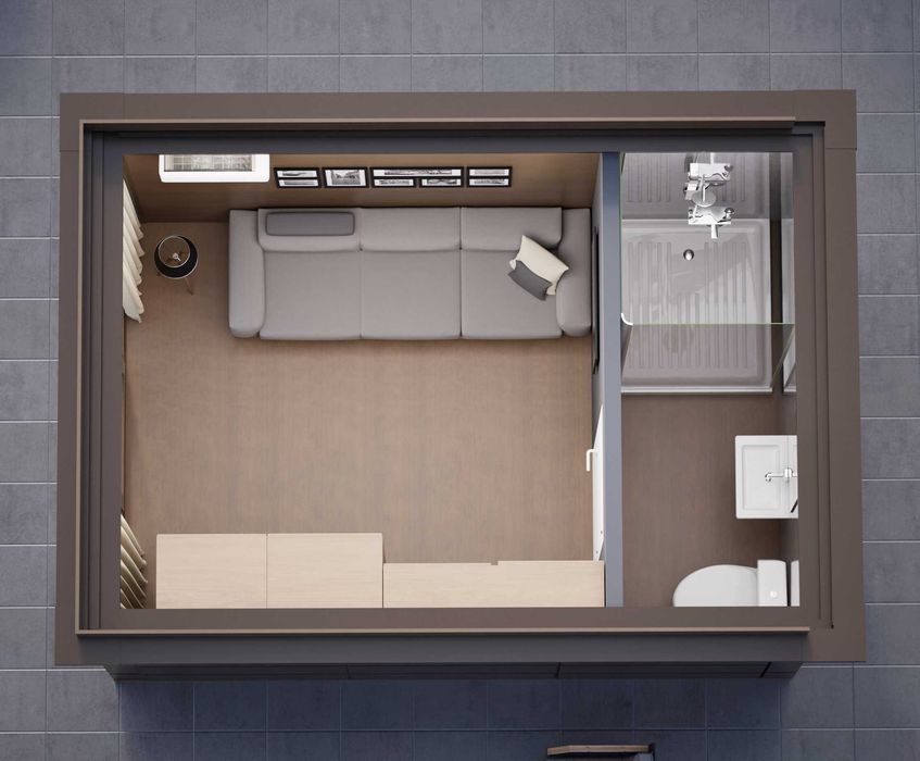 Модульный дом 27х39 Компакт (9.2 м²)