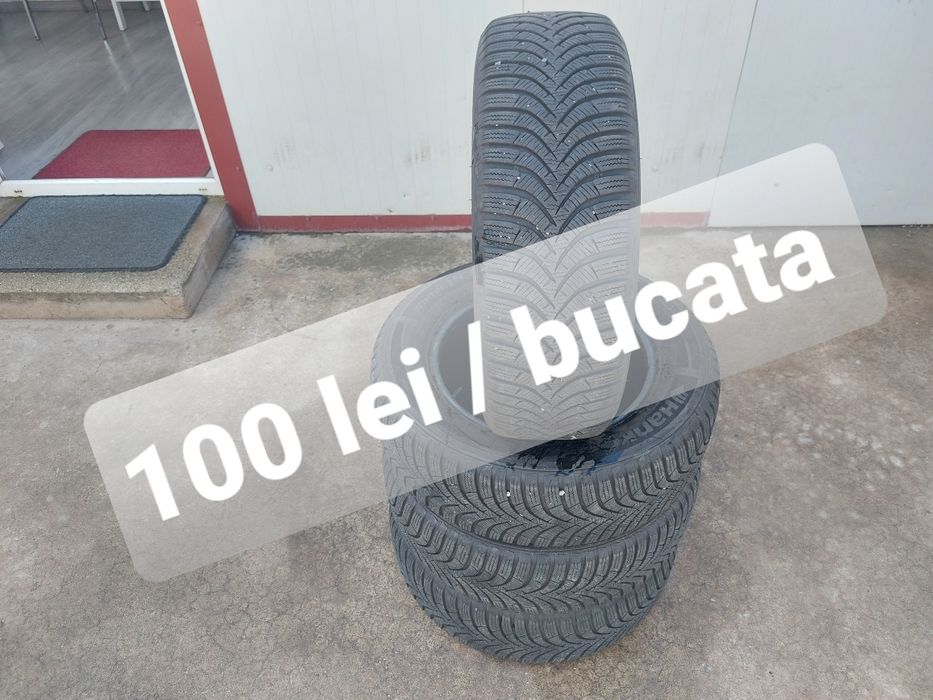 100 lei bucata! Set anvelope M+S/IARNA 195 65 15 Hankook