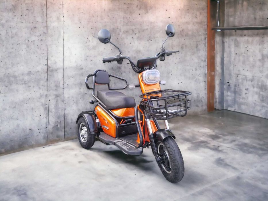 Двуместна електрическа триколка MaxMotors Pudding 1200W-48V-ORANGE